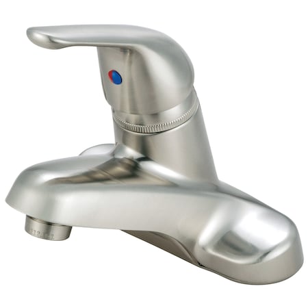 Kingston Brass 4" Centerset Bathroom Faucet, Brushed Nickel GKB548LP